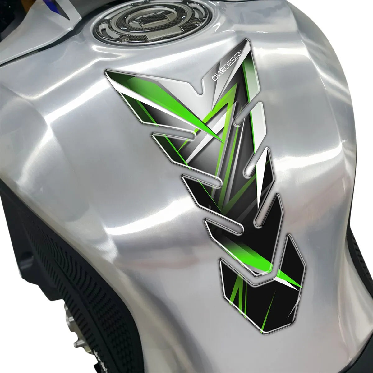 Onedesign Black Edition Tank Pad - Black/Green - CGBE19P