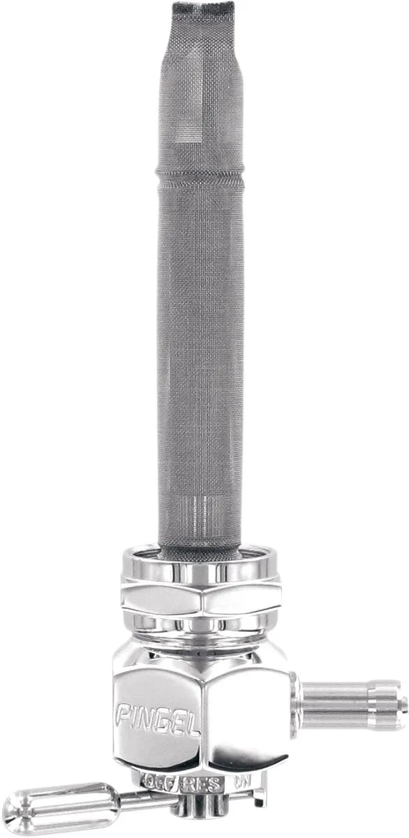 Pingel Power-Flo Hex Fuel Valve Chrome 22mm for Kawasaki KZ 1000