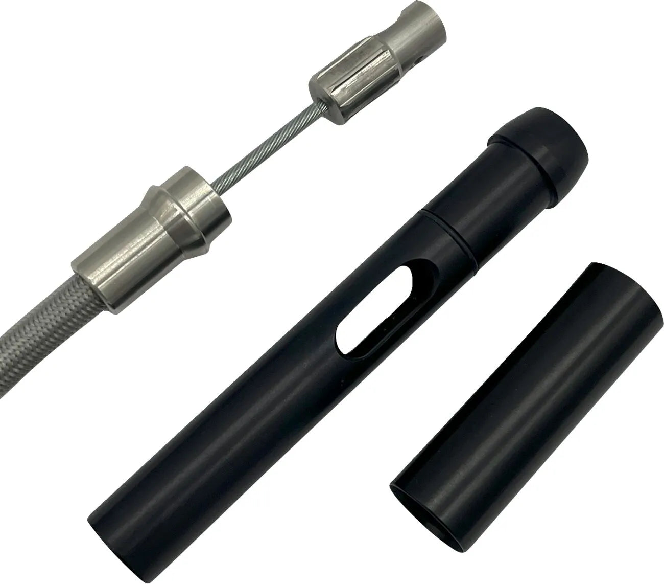 Fat Baggers Inc. EZ Install Braided Clutch Cable for Ape Hangers