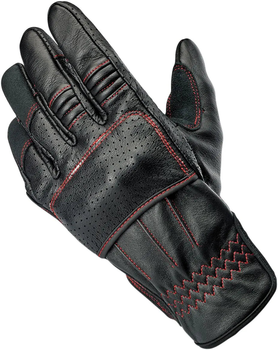 Biltwell Borrego Gloves - Black/Red