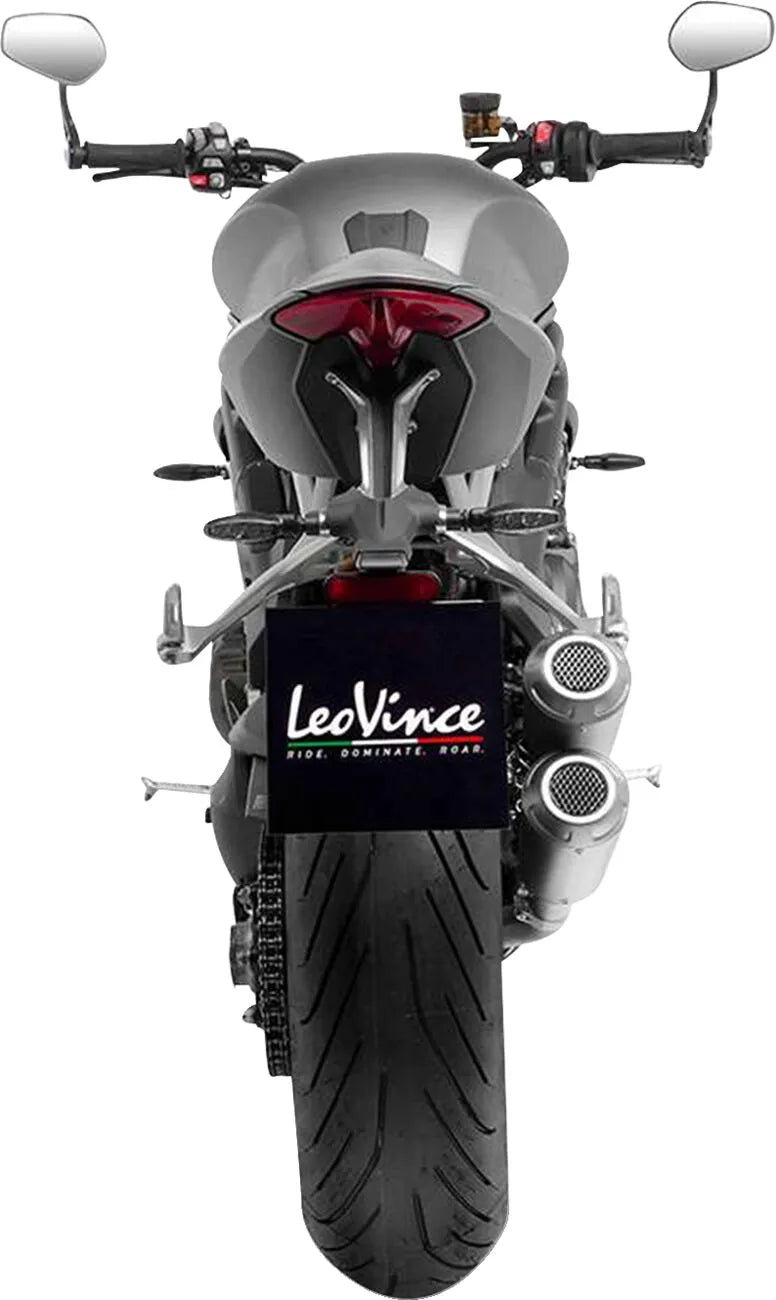 Leovince Lv-10 Tłumik Slip-on - Homologacja Drogowa ECE