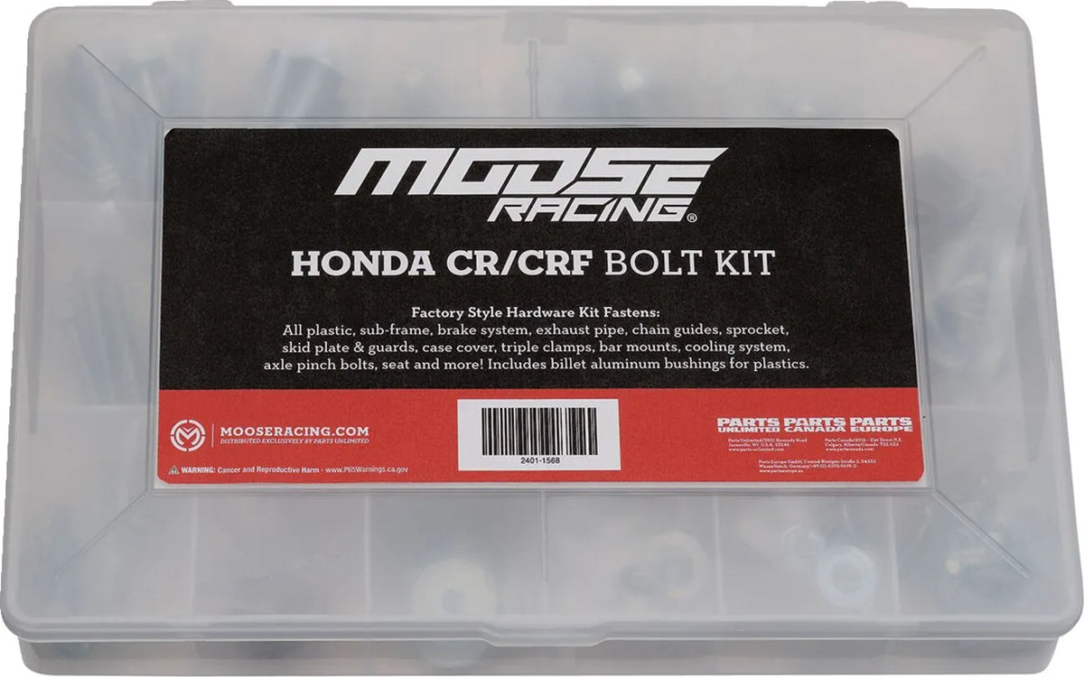Moose Offroad CR/CRF Bolt Kit for Honda CRF 250R 450R