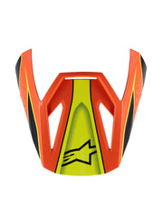 Alpinestars Youth SM3 Fray Helmet Visor Black/Orange/Yellow