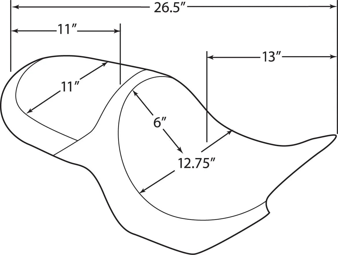 Drag Specialties Predator Seat - For VICTORY