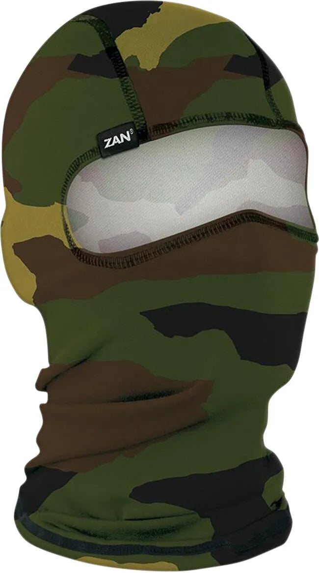 Zan Headgear Polyester Balaclava Wood Camo