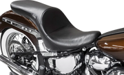 Le Pera Maverick Seat - Black Vinyl - For Harley Davidson