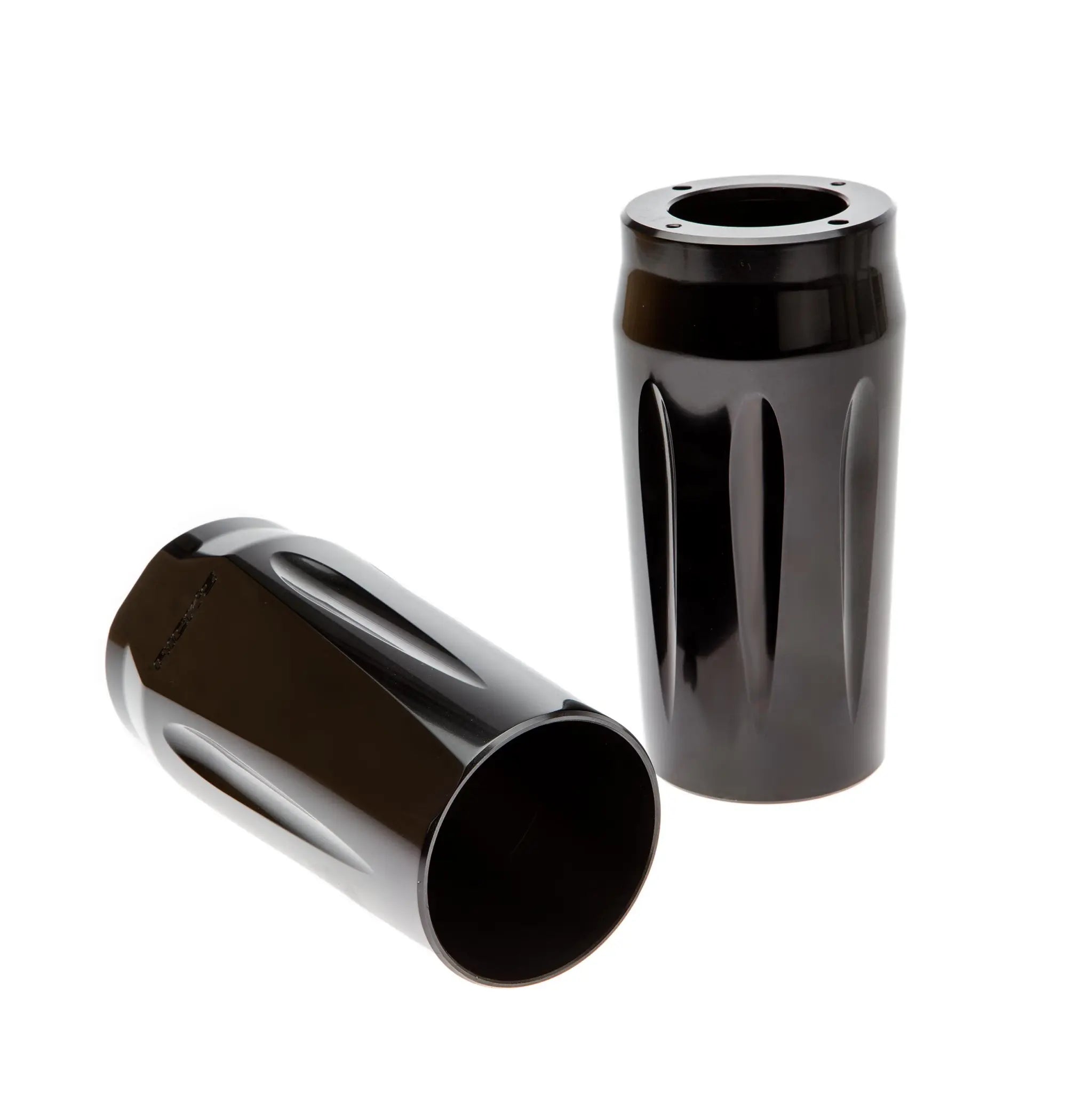 Rick's Motorcycles Fork Cover Kit - Black, Polished