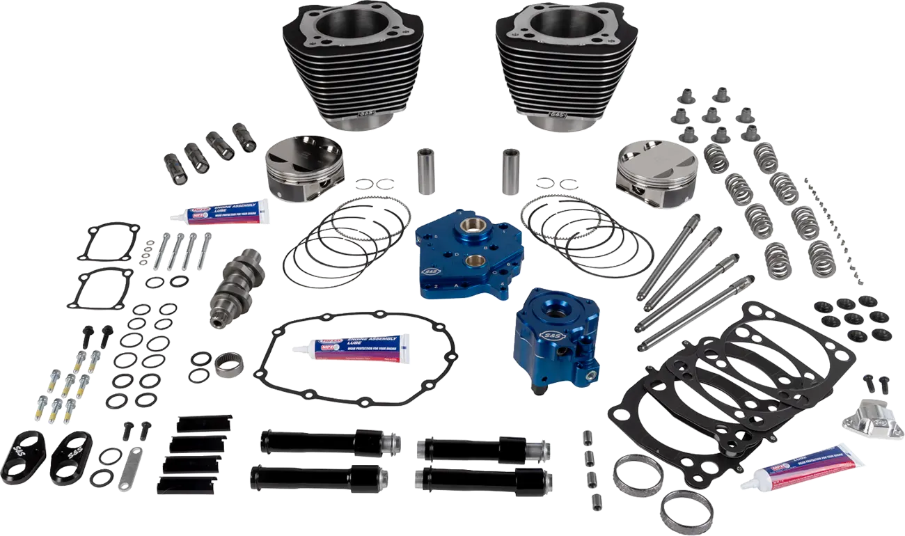 S&s Cycle 129" Power Package Engine Performance Kit for 107" M8