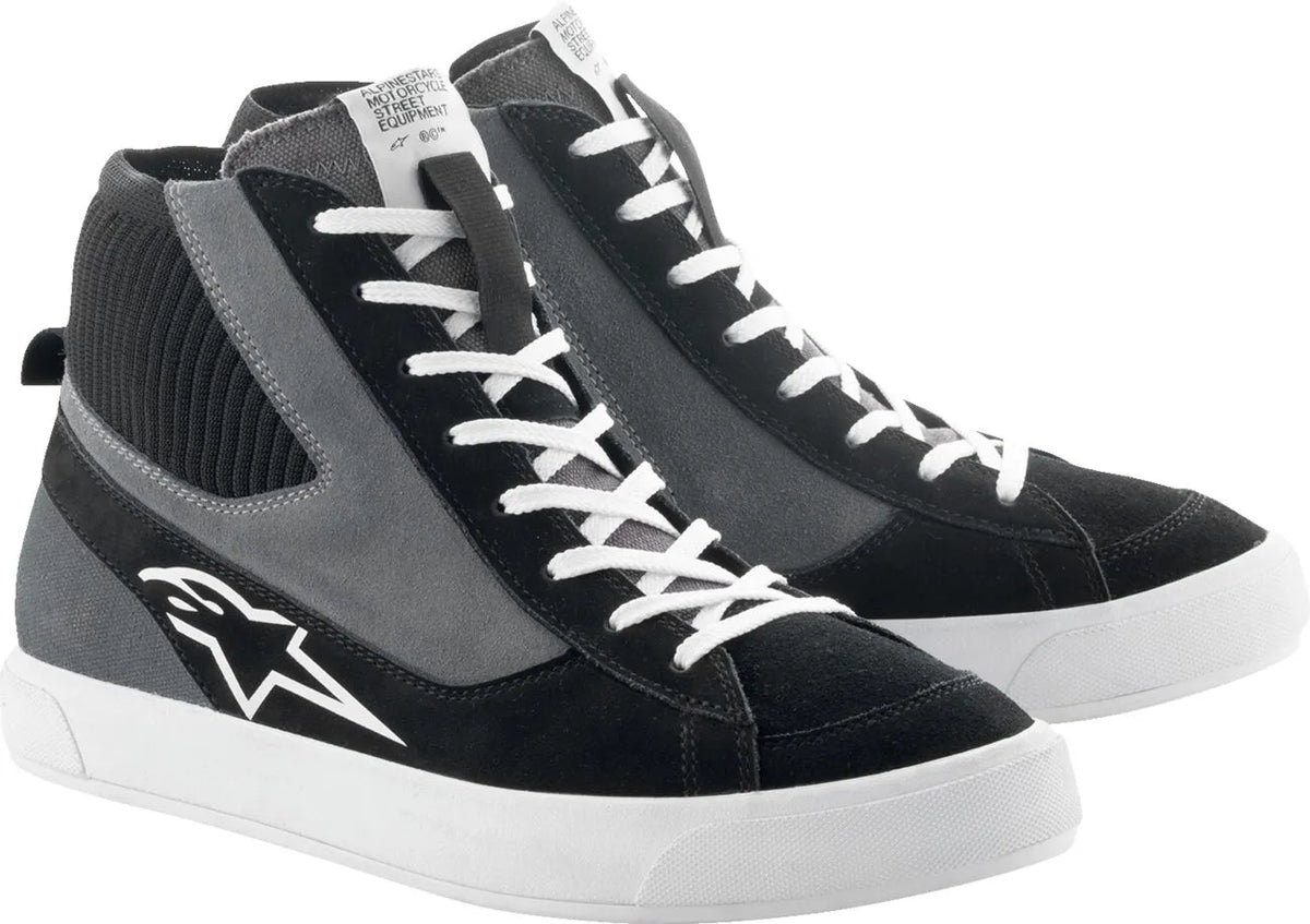 Alpinestars Stated Motorcycle Shoes Black/Gray/White
