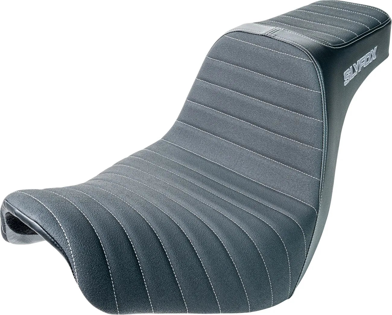 2-Up Slyfox High Noon Seat - Maximum Comfort - For Harley Davidson