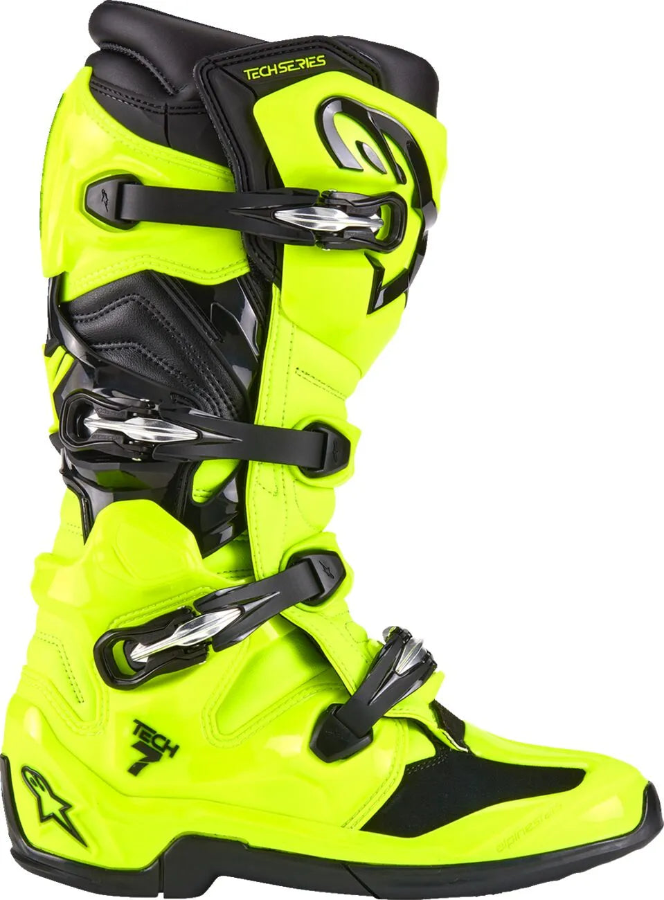 Alpinestars Tech 7 Boots Yellow Fluo Black