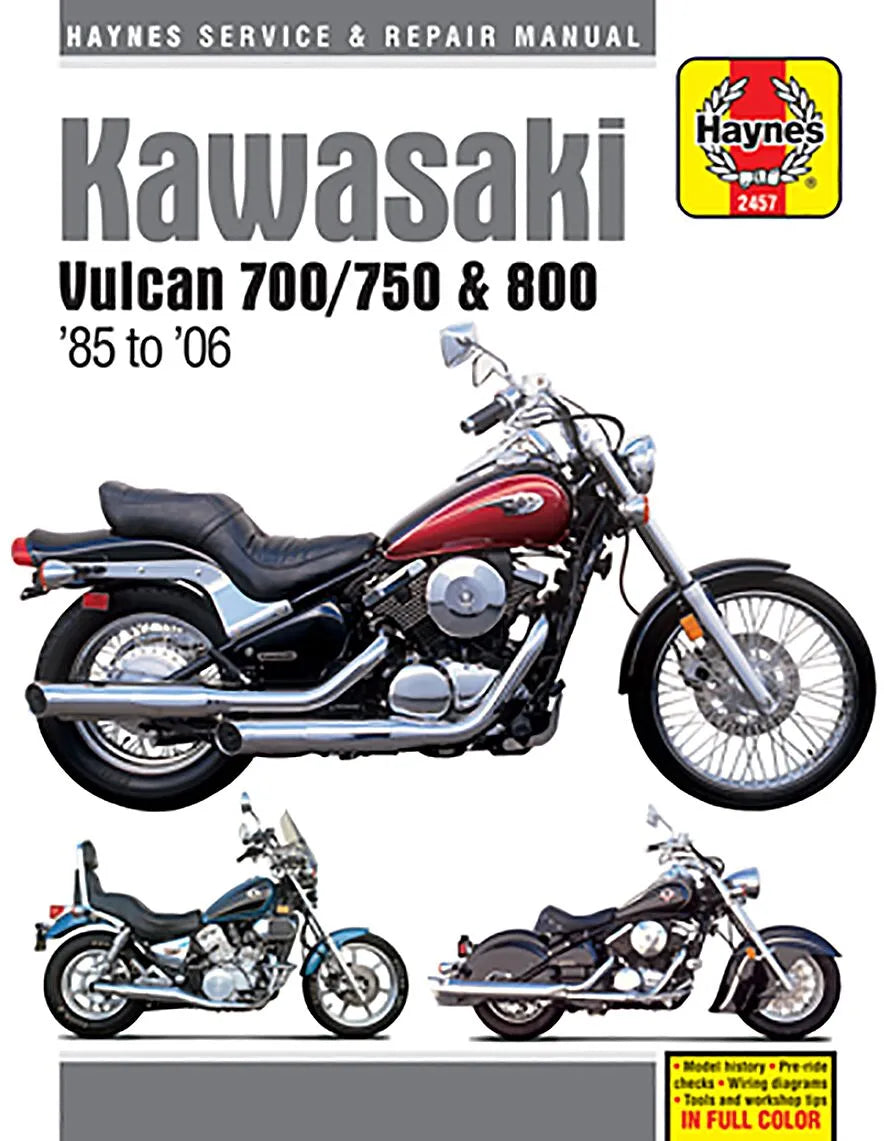 Haynes Repair Manual for Kawasaki Vulcan VN 750 VN 800 1985-2004