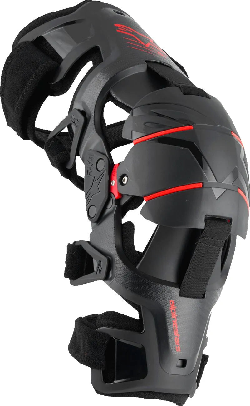 Alpinestars RK-1 Plasma Knee Braces Black/Red