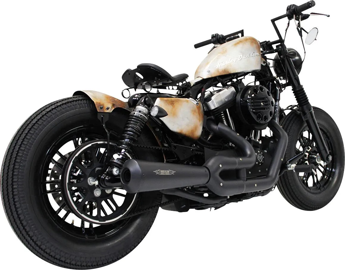 Cult Werk Fender Kit With Seat - Black - For Harley Davidson