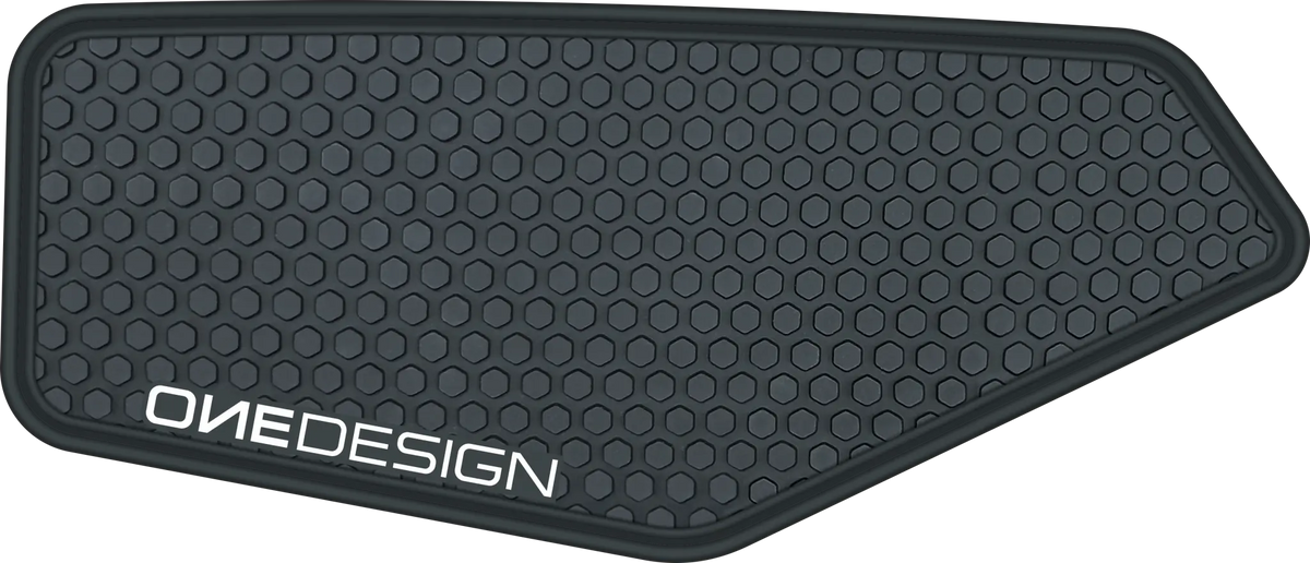 Onedesign HDR RS 457 Side Tank Pad Black Rubber