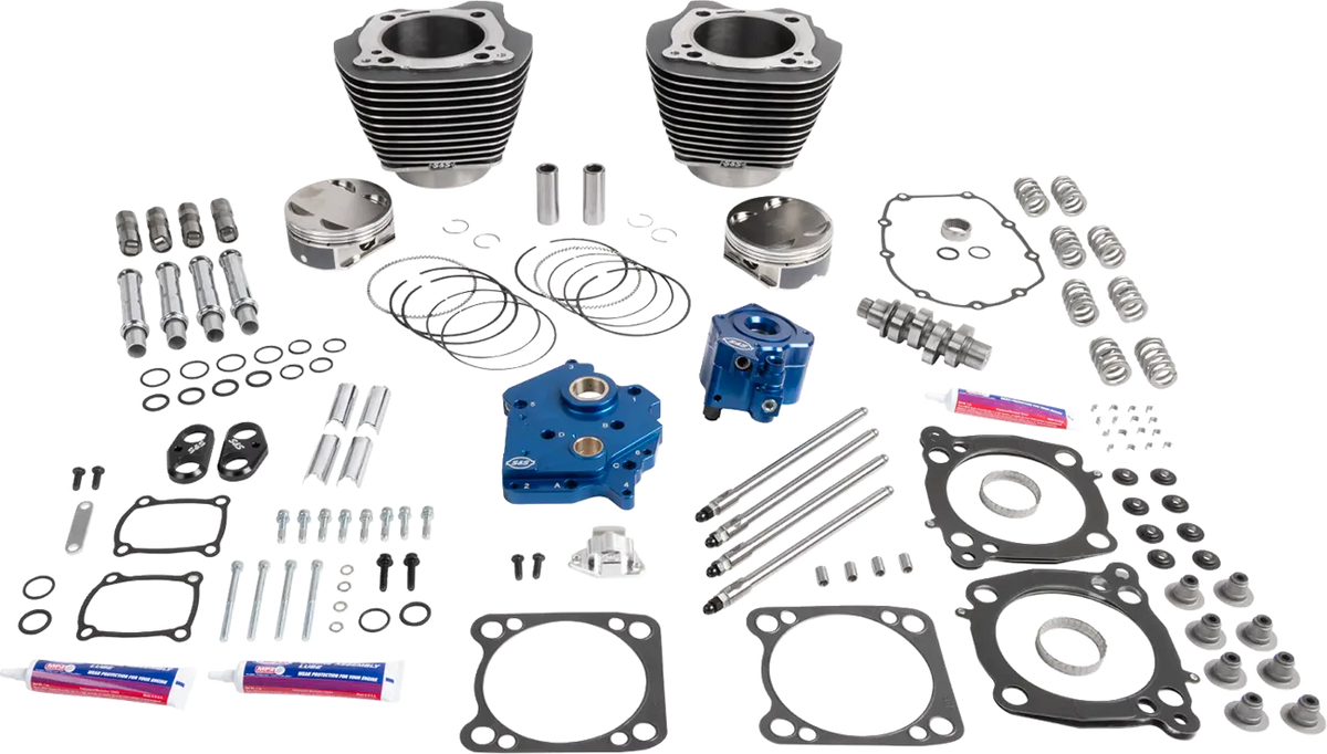 S&S Cycle 132" VVT Power Package Big Bore Kit for M8