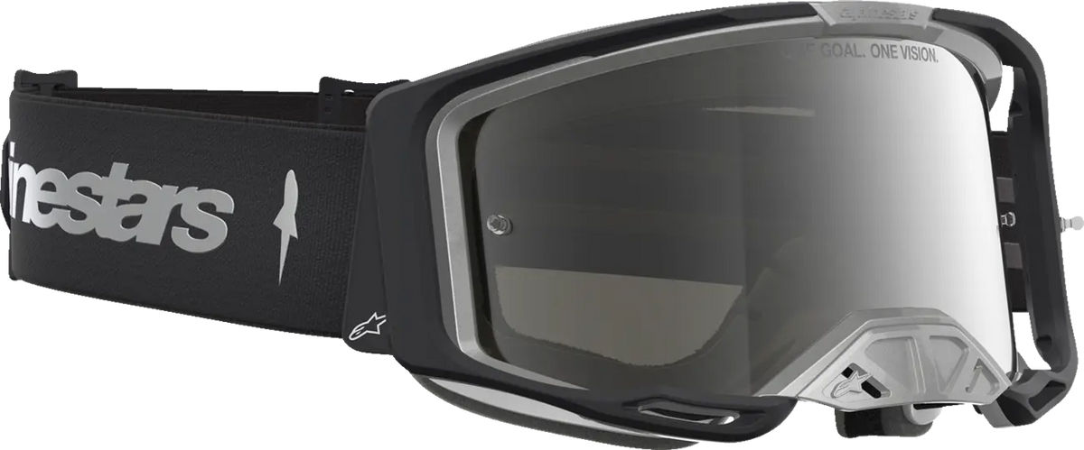 Alpinestars Vision 8 Goggles Amber Black Silver Mirror
