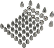 Ciro M8 Fluted Chrome Engine Bolt Cover Caps