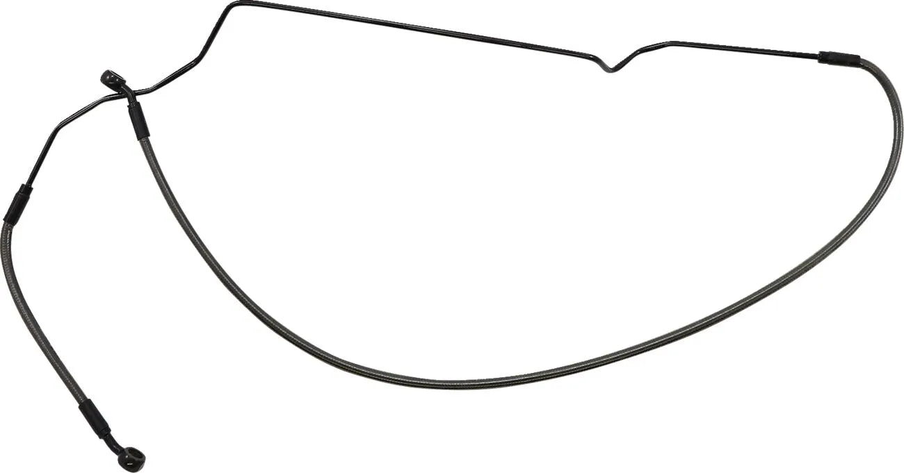 Przewód Hamulcowy Przedni Oplocie Magnum Shielding - Black Pearl