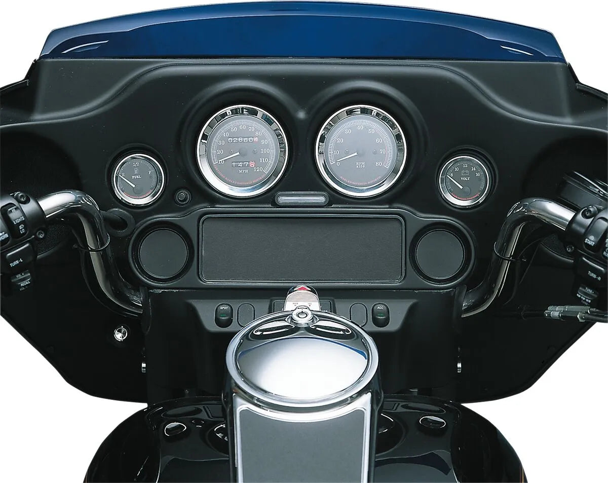 Drag Specialties Chrome Instrument Gauge Bezel