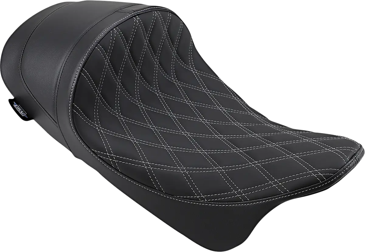 Drag Specialties Ez-on Forward Low Solo Seat - For Harley Davidson