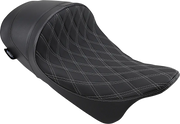 Drag Specialties Ez-on Forward Low Solo Seat - For Harley Davidson