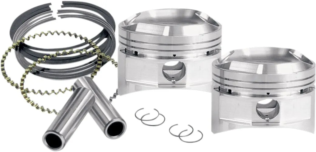 S&S Cycle Piston Kit Standard Bore 96 ci for HD 1983-2000