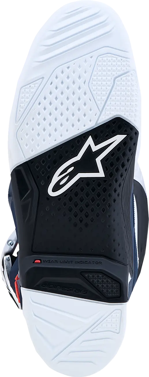 Alpinestars Tech 7 Boots Purple Blue Fluorescent Blue Fluo Red