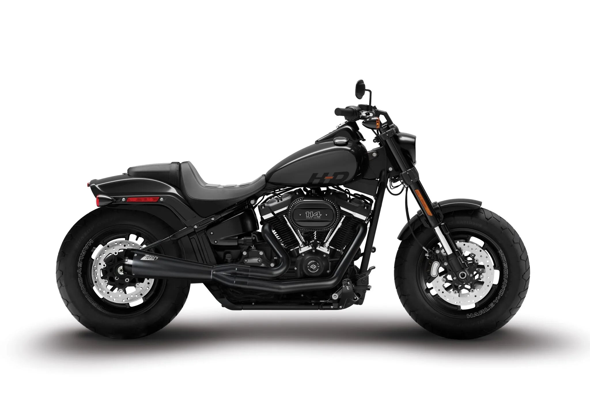 Zard 2:1 Pełny Układ Wydechowy Do H-d Softails (Czarny) - Homologacja ECE