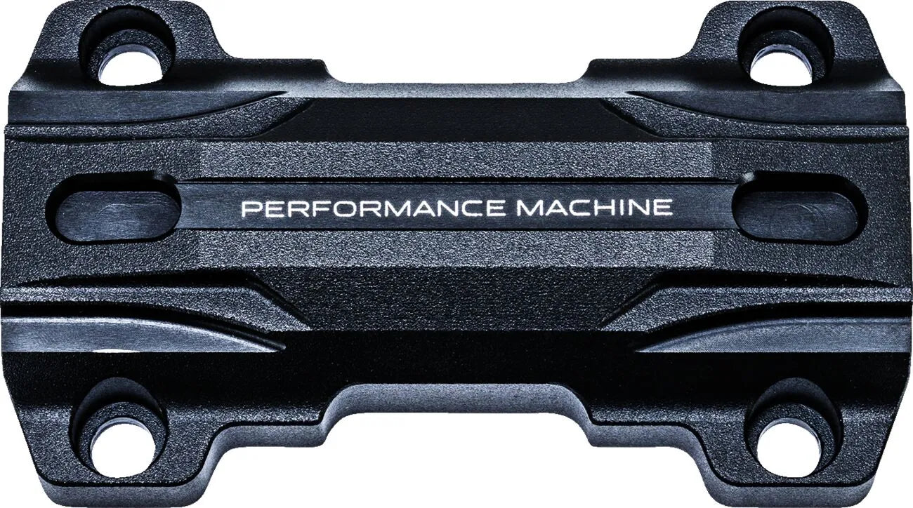 Performance Machine Gauge Relocation Kit Adapter - Black