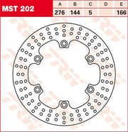 Tarcza Hamulcowa Stała Okrągła Trw 250-299mm - Przód & Tył