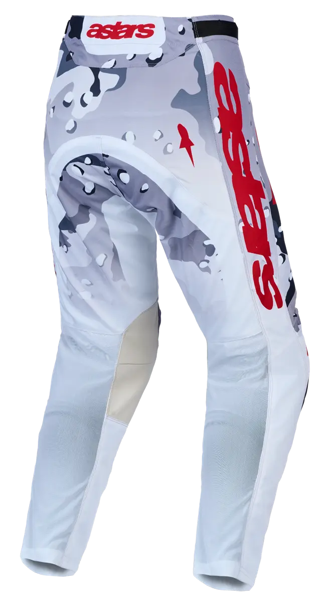 Alpinestars Racer Air Lone Pants Gray Camo White Red