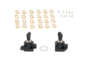 Sw-Motech V-LOC Codable Lock Set 2/2 Black for V-LOC Side Carrier