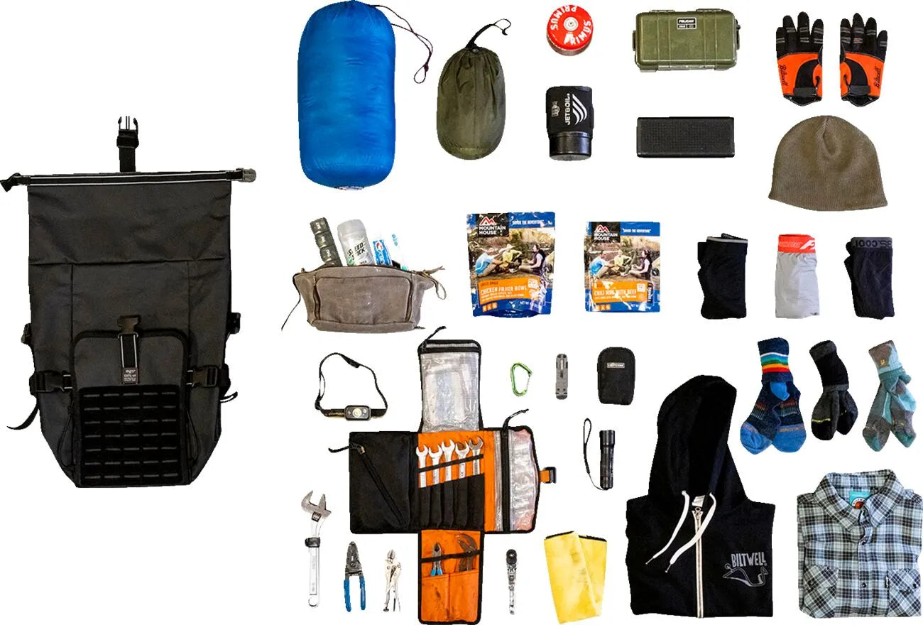 Biltwell Exfil-60 Motorcycle Roll Bag