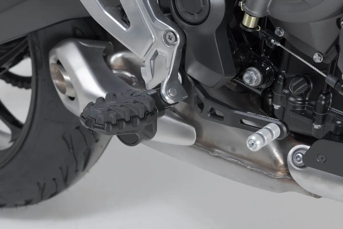 SW-Motech Evo Steel Footrest Kit - Silver - FRS.11.112.10800