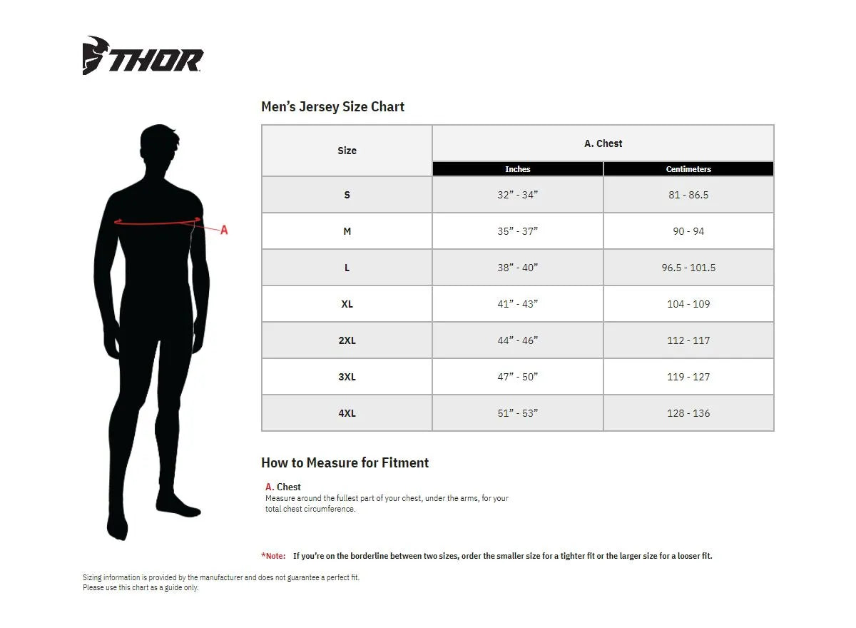Thor Launchmode Dozer Jersey - Black/White/Acid/Fluorescent Yellow