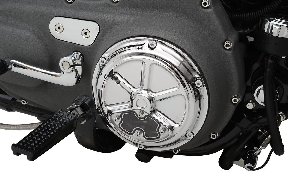 Drag Specialties Chrome Billet Aluminum Inspection Cover