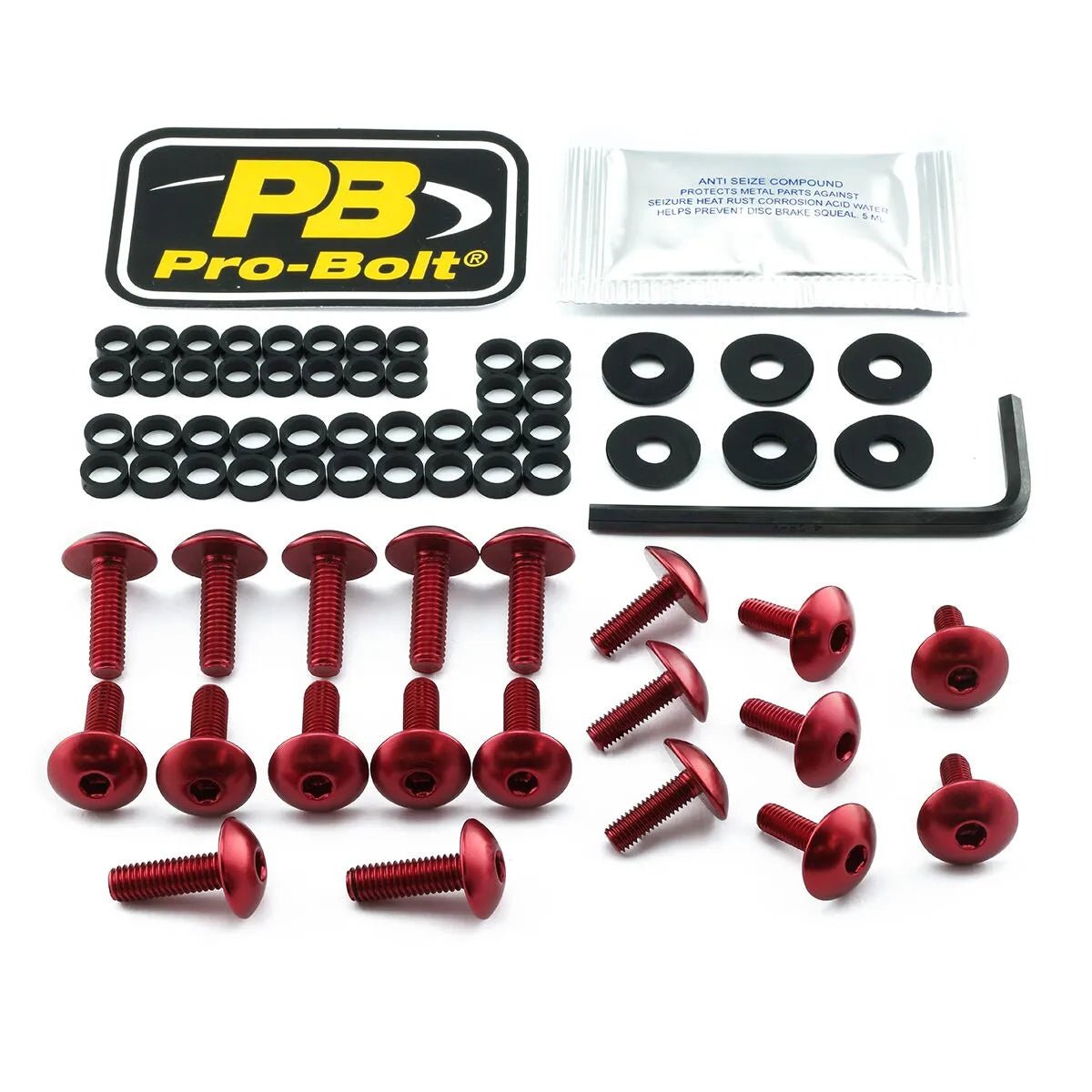 Pro Bolt Aluminium Fairing Bolt Kit For Suzuki
