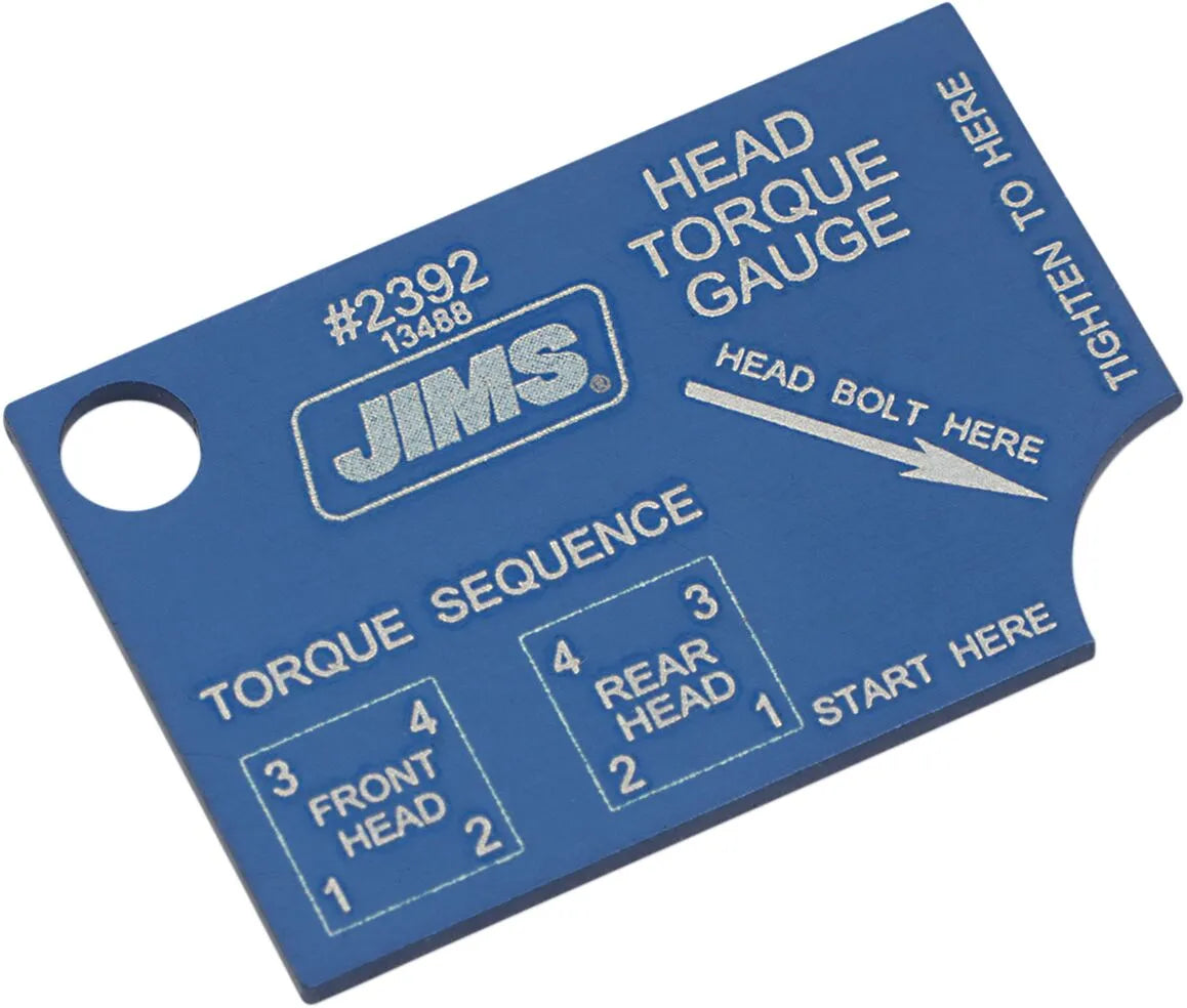 Jims Head Bolt Torque Gauge 90° for Harley Davidson Sportster XL