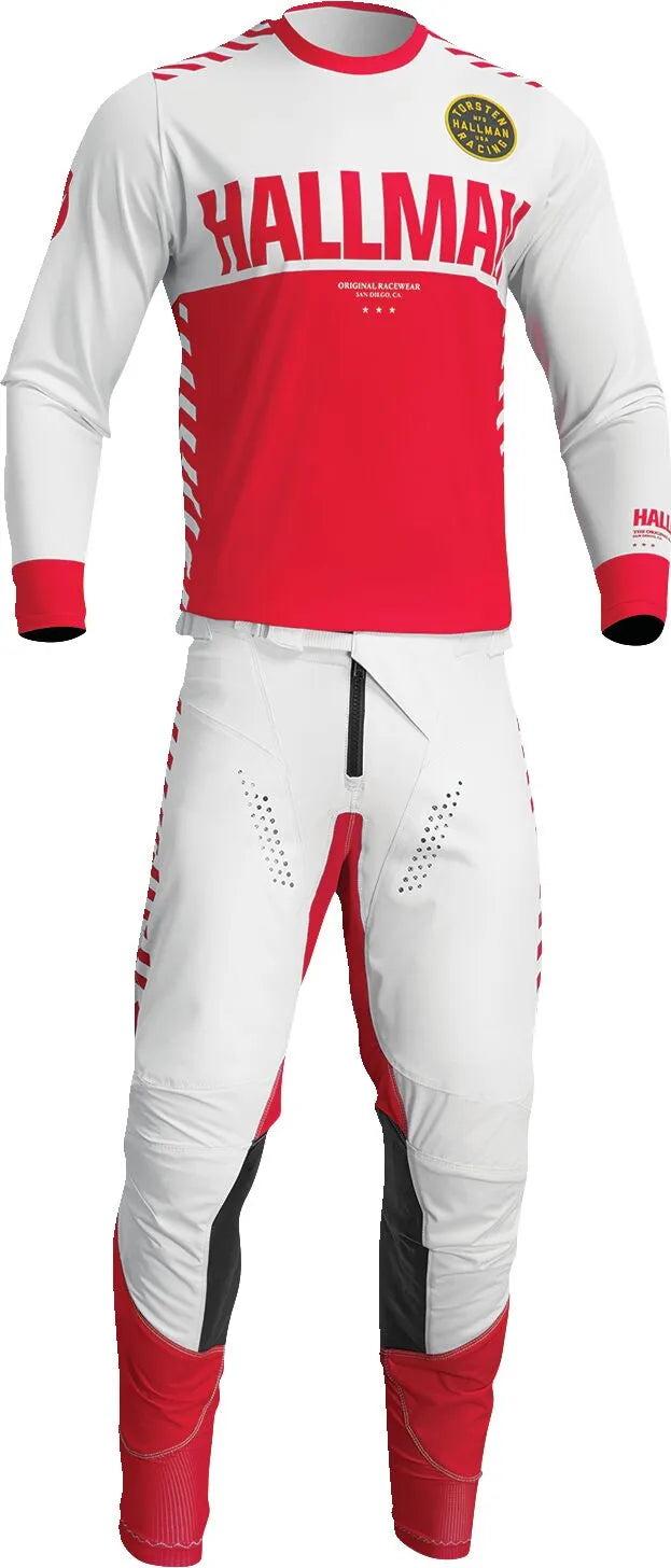 Thor Differ Slice Jersey - Red/White