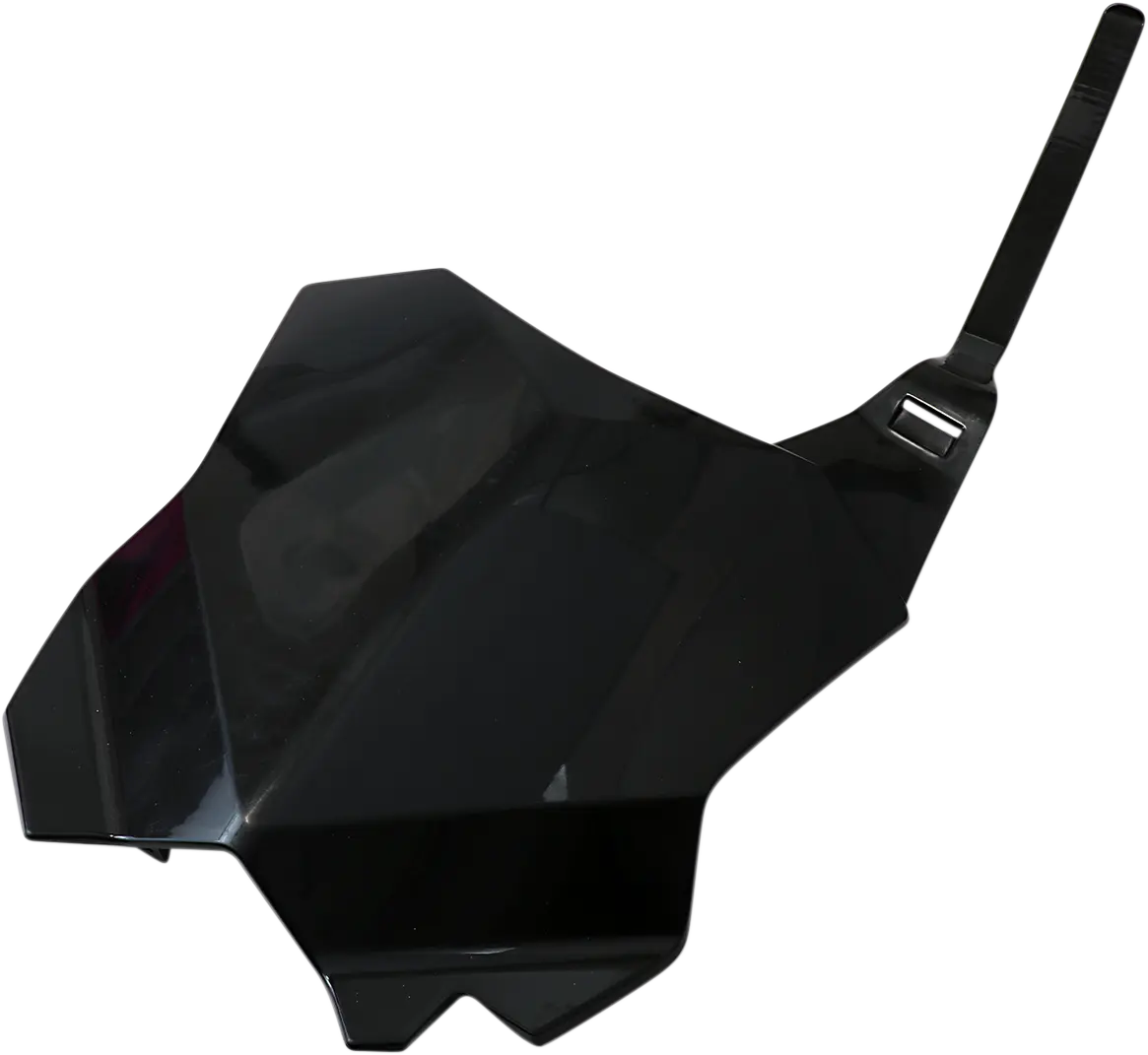 Ufo Replacement Front Number Plate Black