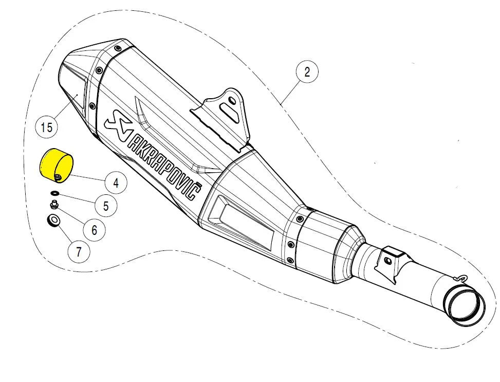 Wkładka wyciszająca Akrapovic