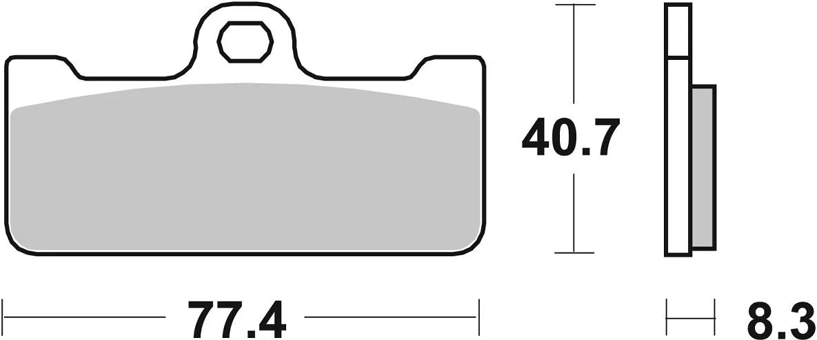 Sbs Ds Racing Dual Spiekane Klocki Hamulcowe - Przód