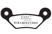 Klocki Hamulcowe Spiekane Ebc R Series Do Quadów Terenowych - Przód I Tył