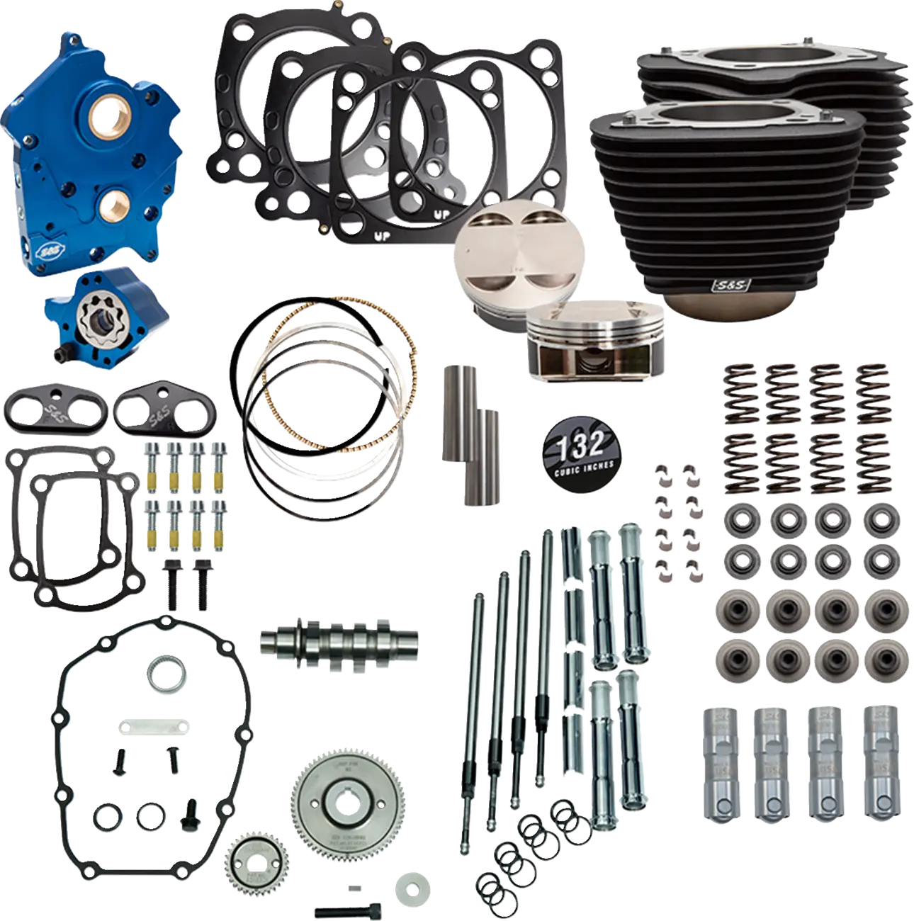 S&S Cycle 132" Power Package for Harley-Davidson M8