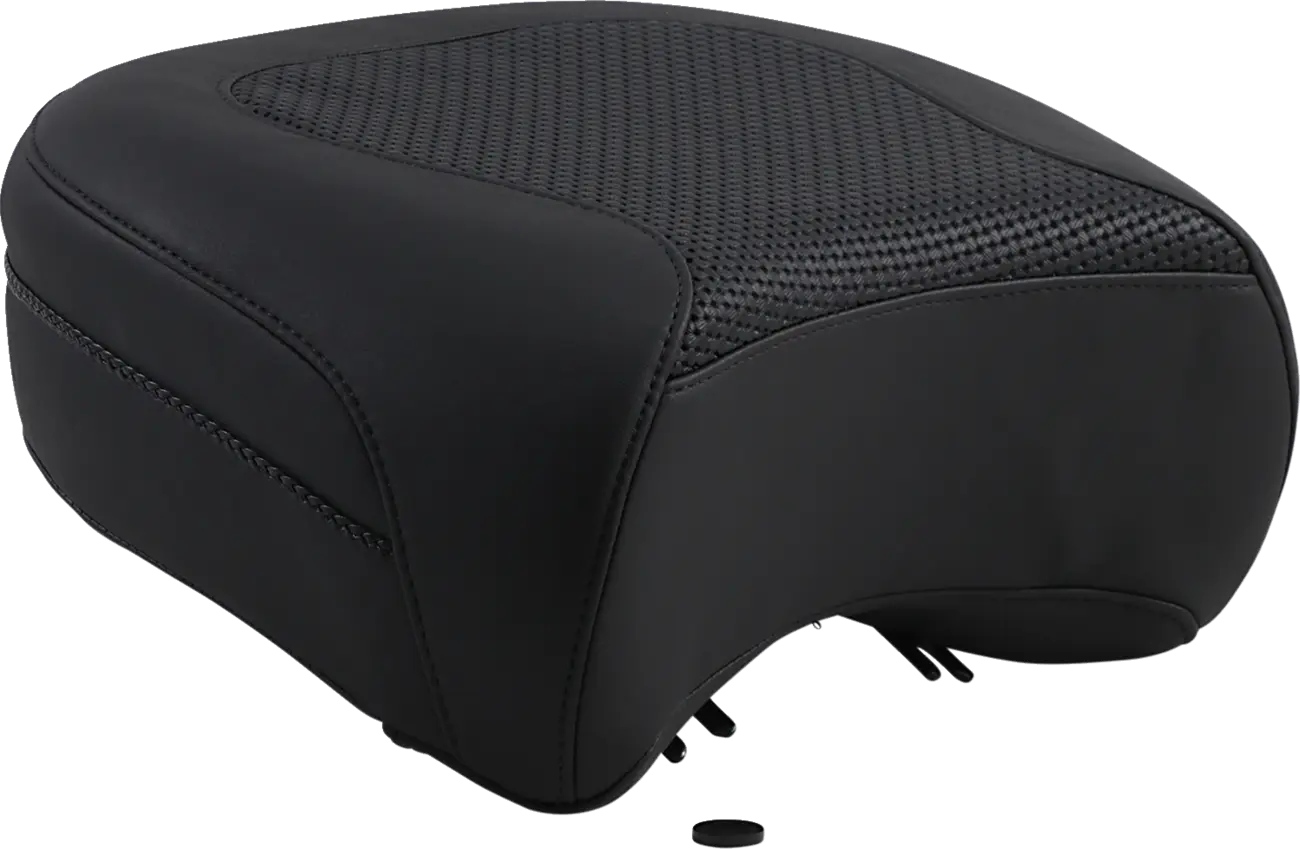 Mustang Textured Police Air Ride Seat - For Harley Davidson