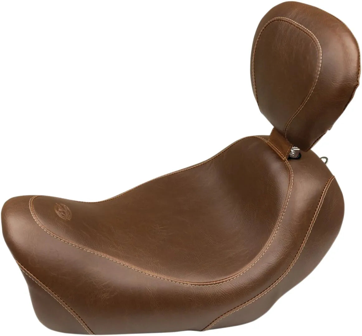 Mustang Wide Tripper Solo Seat - For Harley Davidson