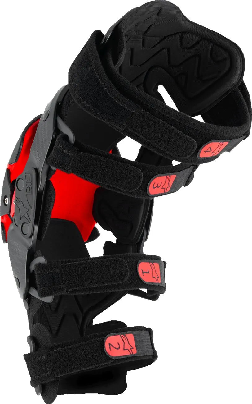 Alpinestars RK-1 Plasma Knee Braces Black/Red