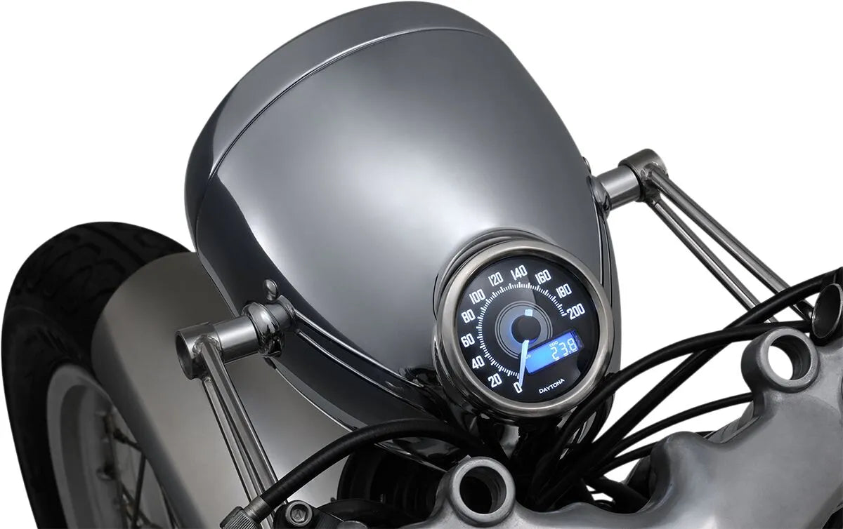 Daytona Vintage Headlight - Classic Chrome
