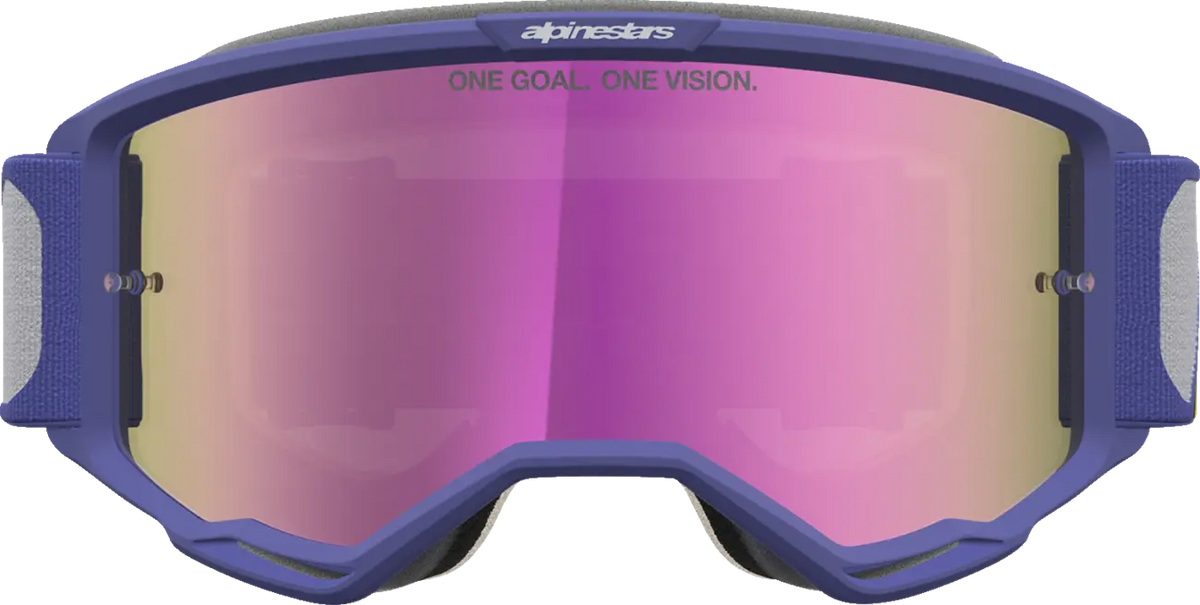 Alpinestars Vision 5 Drag Goggle Red Purple Mirror-Pink